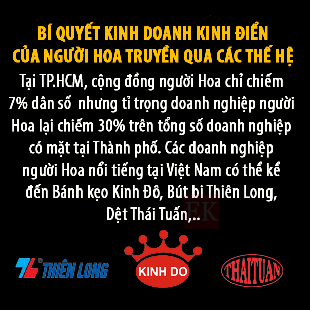 Bí quyết kinh doanh kinh điển của người Hoa truyền qua các thế hệ